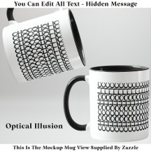Chocoholic Hidden Message 131BW Funny Quote Mug