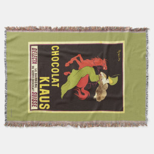 Chocolat Klaus Advertisement Poster Throw Blanket
