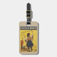 Chocolat Menier Little Girl Wall Writing 