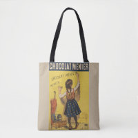 Chocolat Menier Little Girl Wall Writing 
