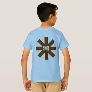CHOCOLAT SPORT DOS Blue T-shirt
