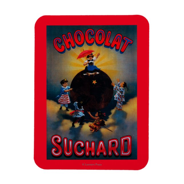 Chocolat Suchard Vintage PosterEurope Magnet (Vertical)