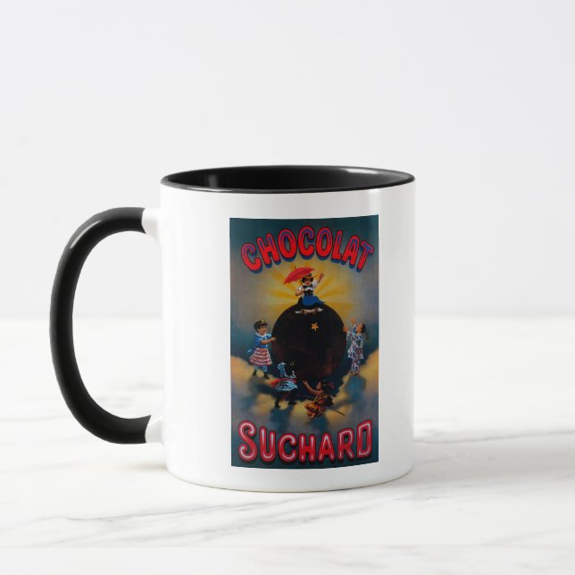 Chocolat Suchard Vintage PosterEurope Mug (Left)
