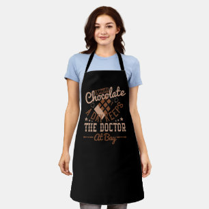 Chocolate - A Little Chocolate A Day Apron