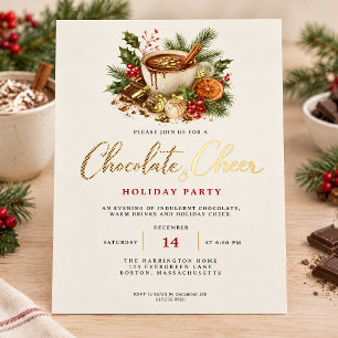 Chocolate And Cheer Hot Chocolate Christmas Party
