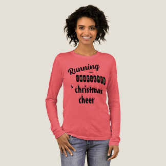 Chocolate and Cheer Novelty Christmas Tri-Blend Shirt