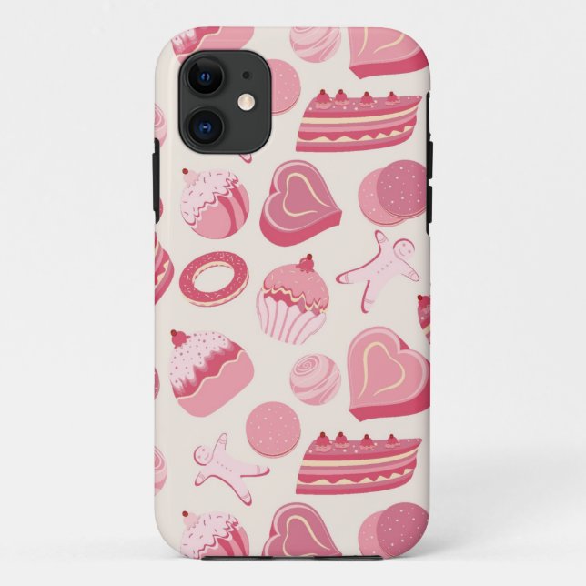 Chocolate and pastries pattern 2 Case-Mate iPhone case (Back)