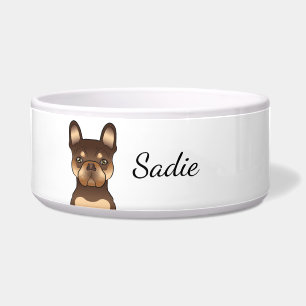Chocolate And Tan French Bulldog Cute Dog & Name