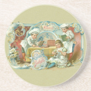 Chocolate Bakers Antique Coaster