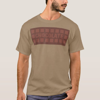 Chocolate Bar Milk Cocoa Brownie Cake Baking T-Shi T-Shirt