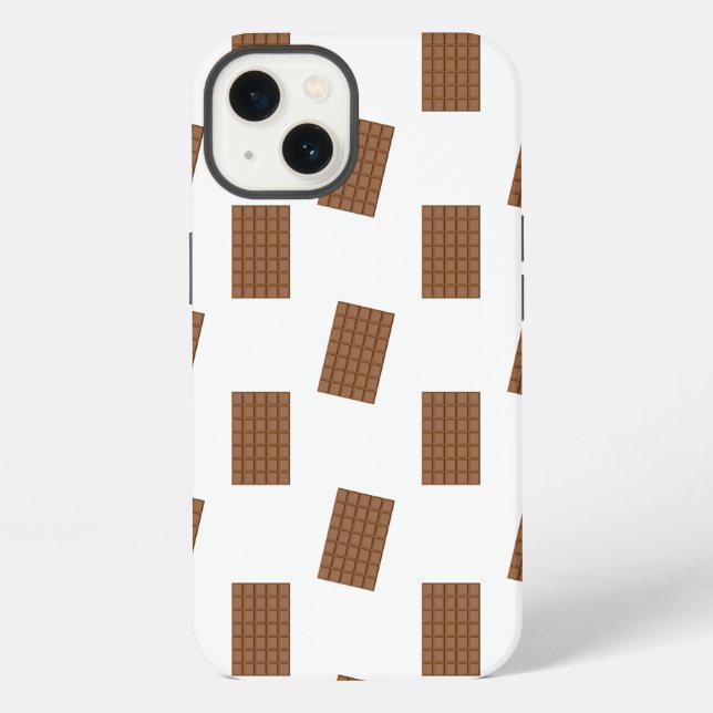 Chocolate Bars White Background iPhone Case (Back)