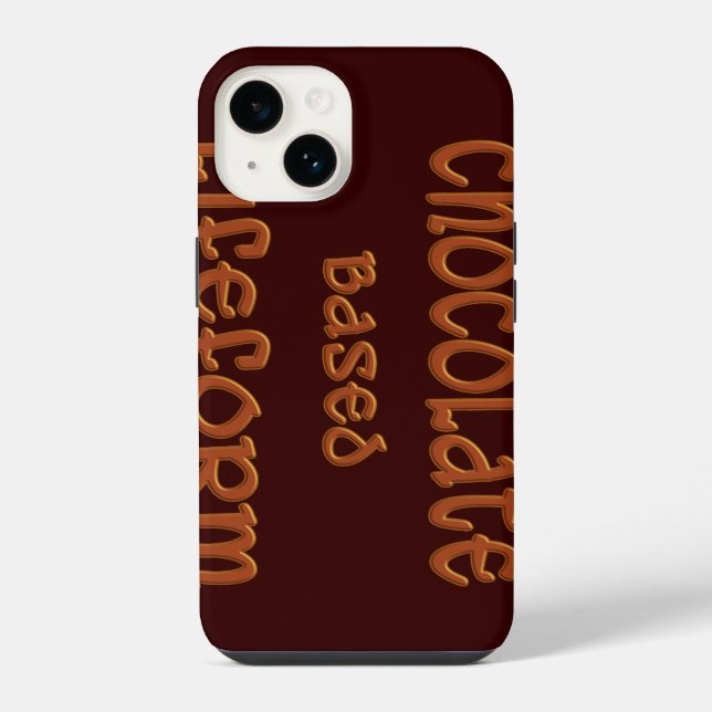 Chocolate Based Lifeform iPhone 6 Cases (Back)
