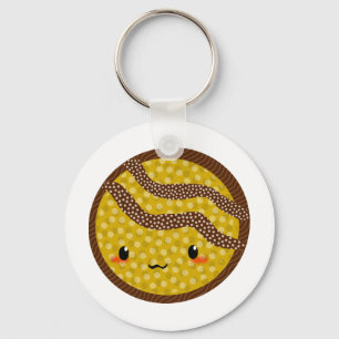 chocolate biscuit key ring