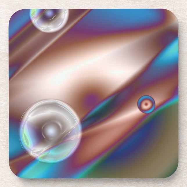 Chocolate Blue Coaster (Front)