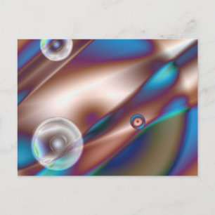 Chocolate Blue Postcard