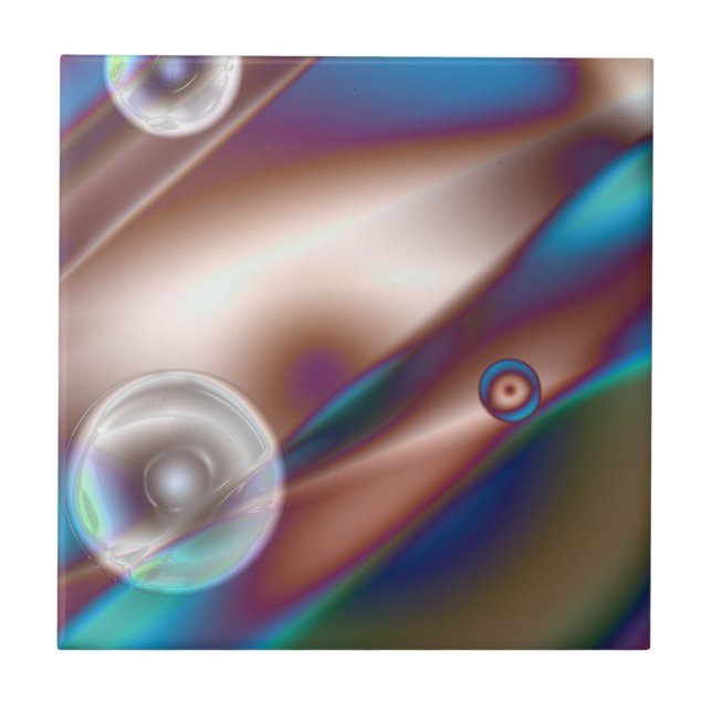 Chocolate Blue Tile (Front)