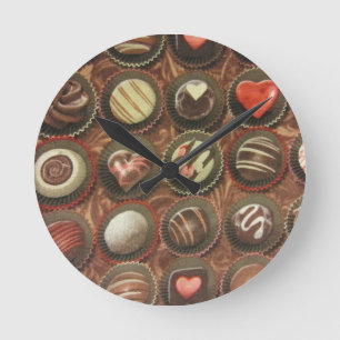 Chocolate Box Round Clock