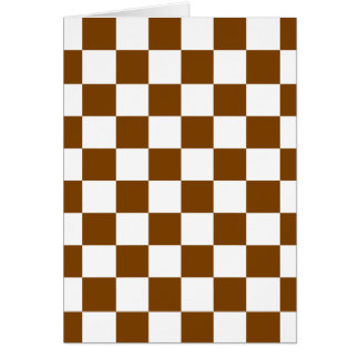 Chocolate Brown Checks