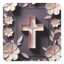 Chocolate Brown Cross Sticker Ai design 