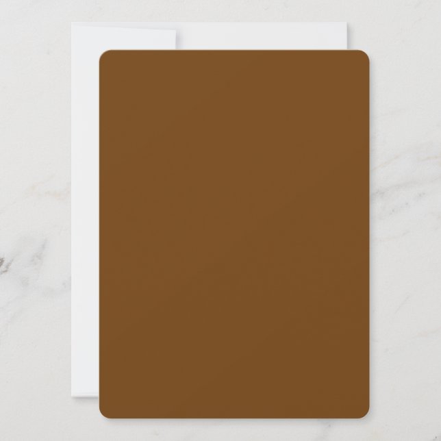 Chocolate Brown Decor Accent Colour to Customise (Front)