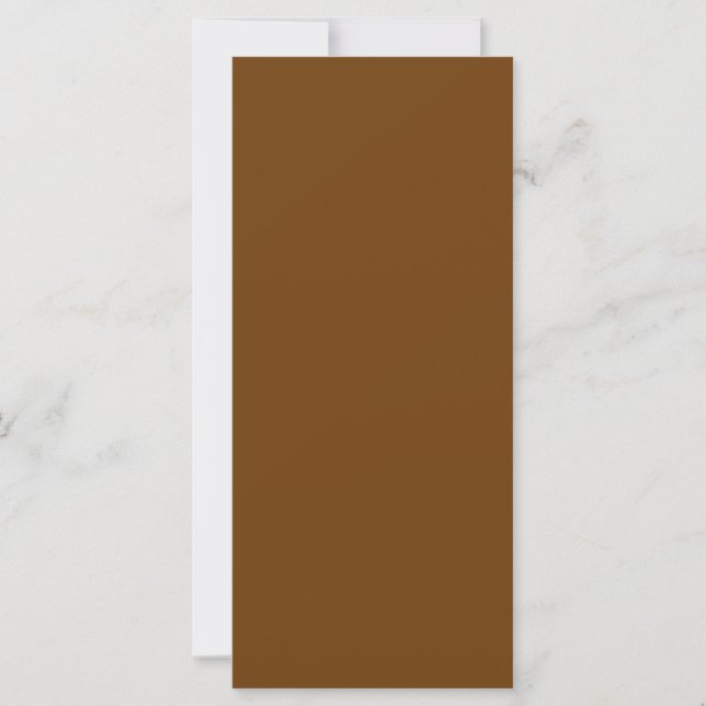 Chocolate Brown Decor Accent Colour to Customise (Front)
