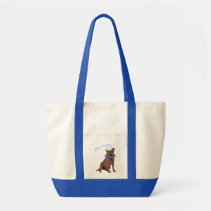 Chocolate Brown Labrador Retriever Tote Bag