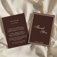 Chocolate Brown Old Money Wedding