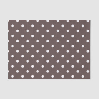 Chocolate Brown Polka Dot Tissue Paper