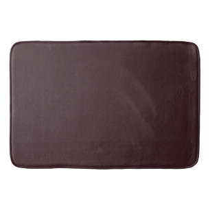 Chocolate Brown Solid Colour Bath Mat