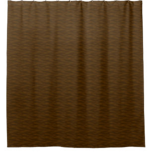 Chocolate Brown Water Shower Curtain