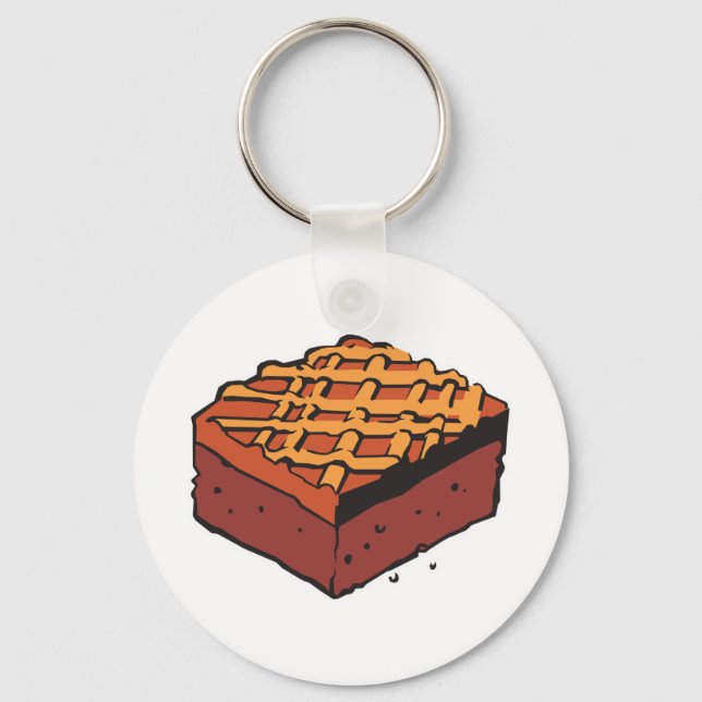 chocolate brownie key ring (Front)