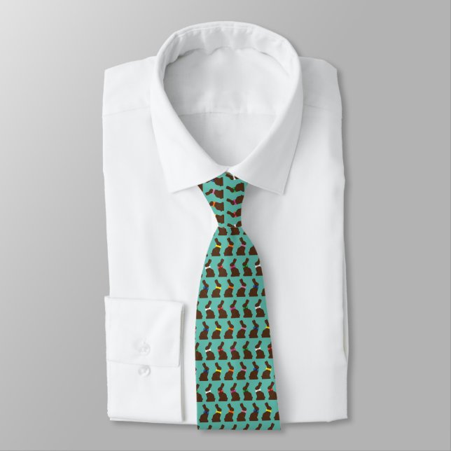 Chocolate Bunnies Tie (Tied)