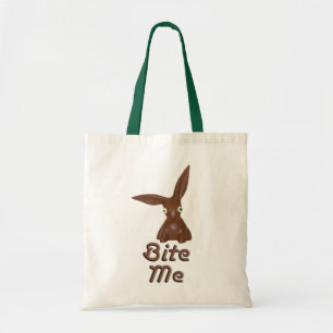 Chocolate Bunny Tote Bag