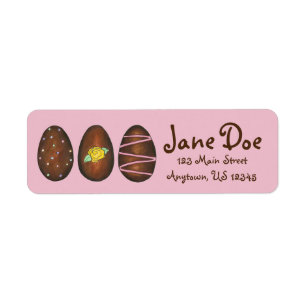 Chocolate Buttercream Easter Egg Candy Address