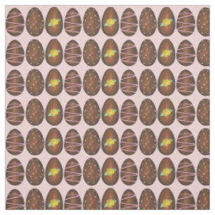 Chocolate Buttercream Easter Egg Hunt Candy Fabric