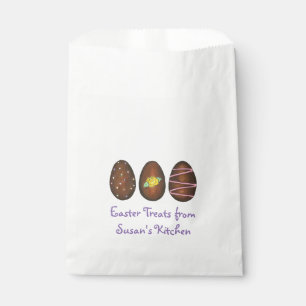 Chocolate Buttercream Egg Homemade Easter Candy Favour Bags