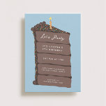 Chocolate Cake Birthday Party Invitation<br><div class="desc">Introducing the perfect invitation for your next birthday party! Whether you're throwing a bash for kids or adults, this design is sure to make a statement. The centerpiece of the invitation is a beautifully illustrated birthday cake with chocolate layers and sweet chocolate frosting and rainbow sprinkles. The typography for the...</div>