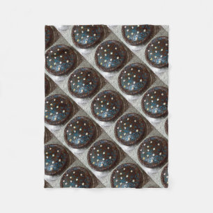Chocolate cake fleece blanket