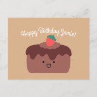 Chocolate Cake | Happy Birthday Greeting