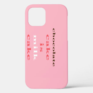 Chocolate Cake is Milk Cake Case-Mate iPhone Case