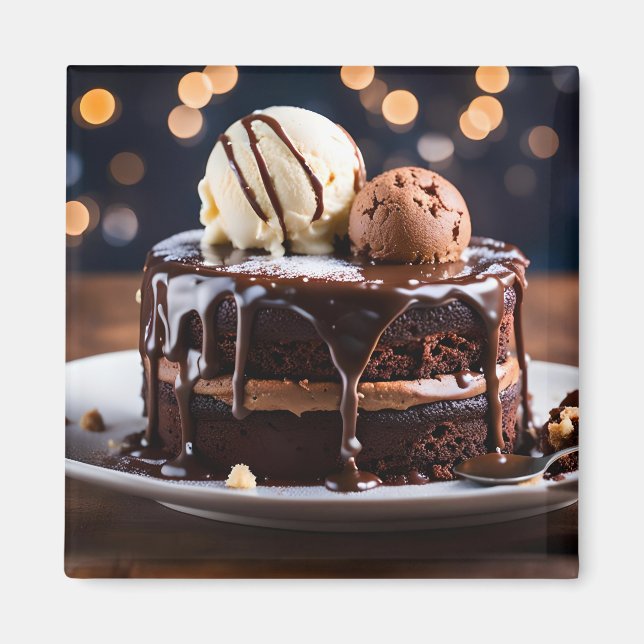 Chocolate Cake Magnet (Front)