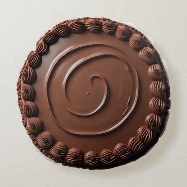 chocolate cake pillow cushion (Front)