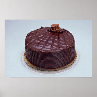 Chocolate cake poster