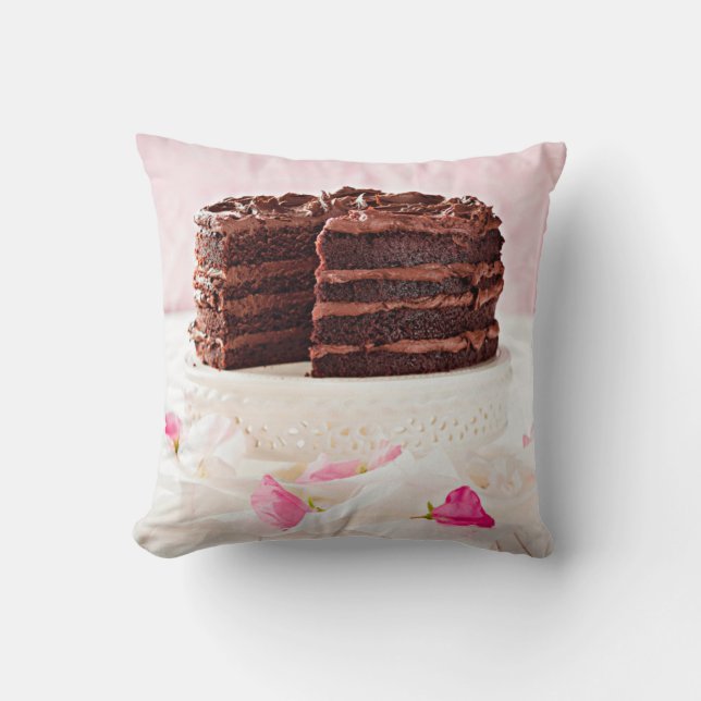 Chocolate cake, South Africa Cushion (Front)