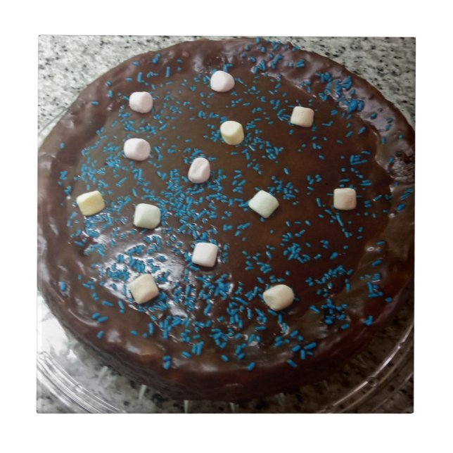 Chocolate cake tile (Front)