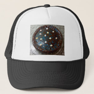 Chocolate cake trucker hat