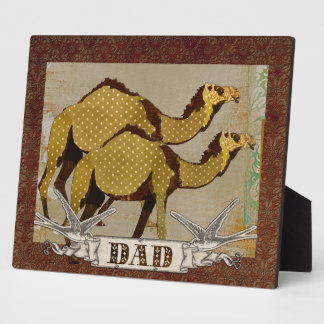 Chocolate Camels Dad Plaque