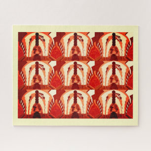 Chocolate candies art jigsaw puzzle