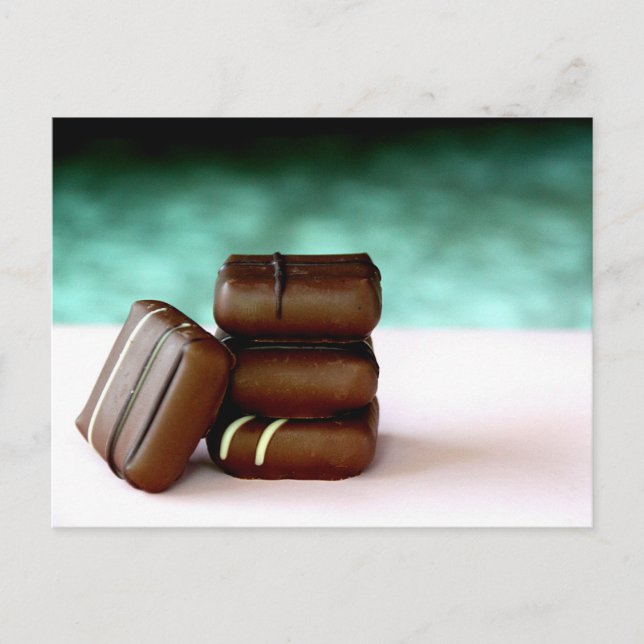 Chocolate Candies Postcard (Front)