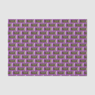 Chocolate Candy Bar Gift Tissue Paper